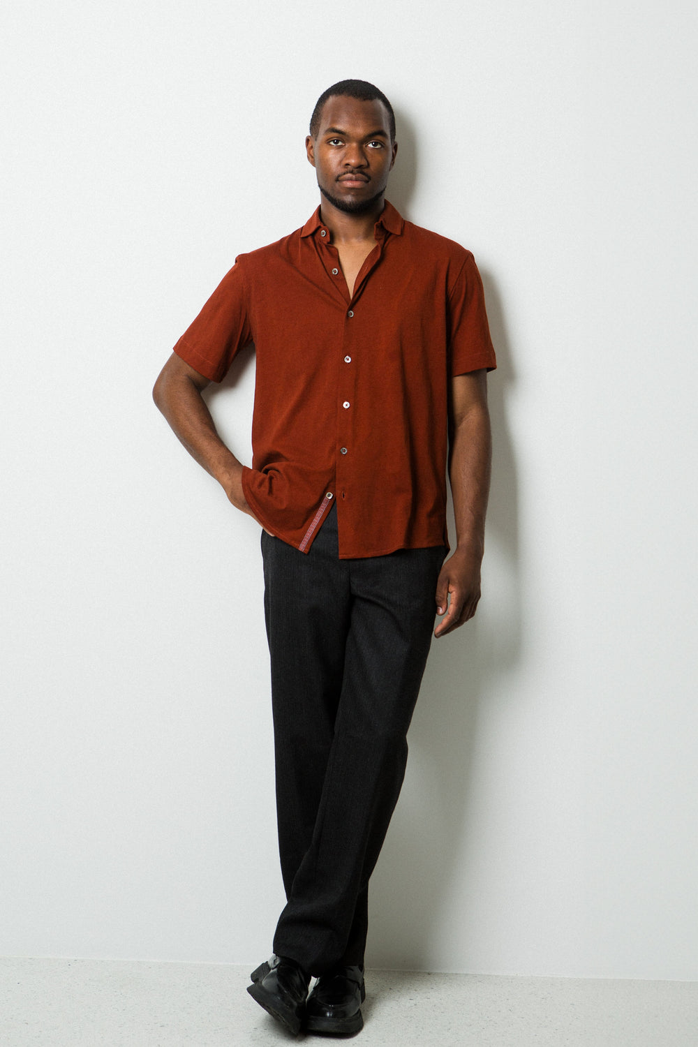 Natural Dye Short Sleeve Shirt